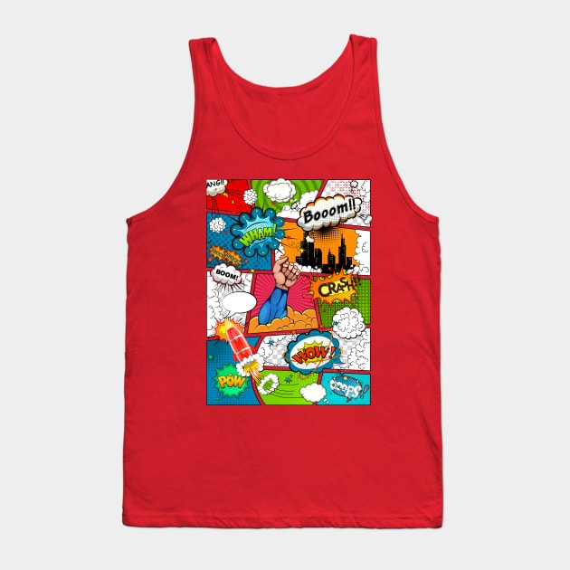 Comics Tank Top by marcusmattingly